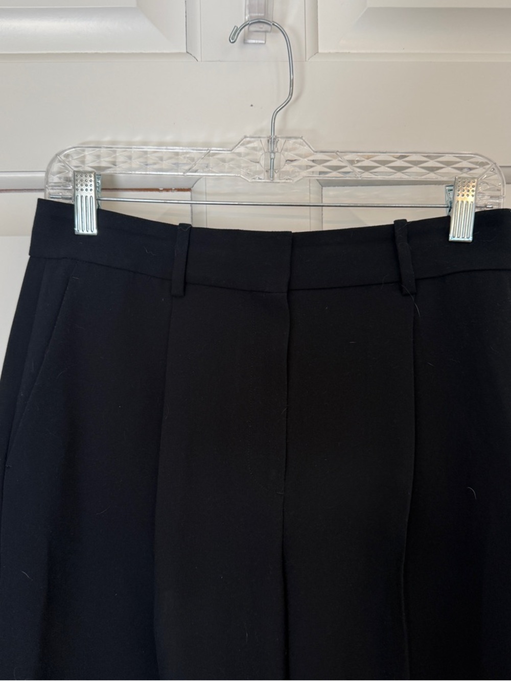 Theory Black Wide-Leg Pants - Picture 5 of 13